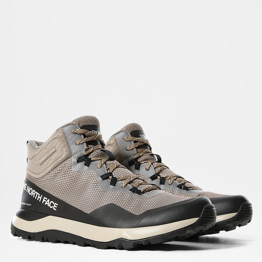 The North Face Hiking Boots Mens Australia - The North Face Activist Futurelight™ Mid Grey / Black H